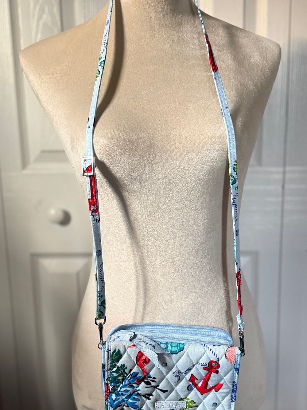 Vera Bradley Grand Tote and wallet crossbody Anchors Aweigh - Picture 7 of 13